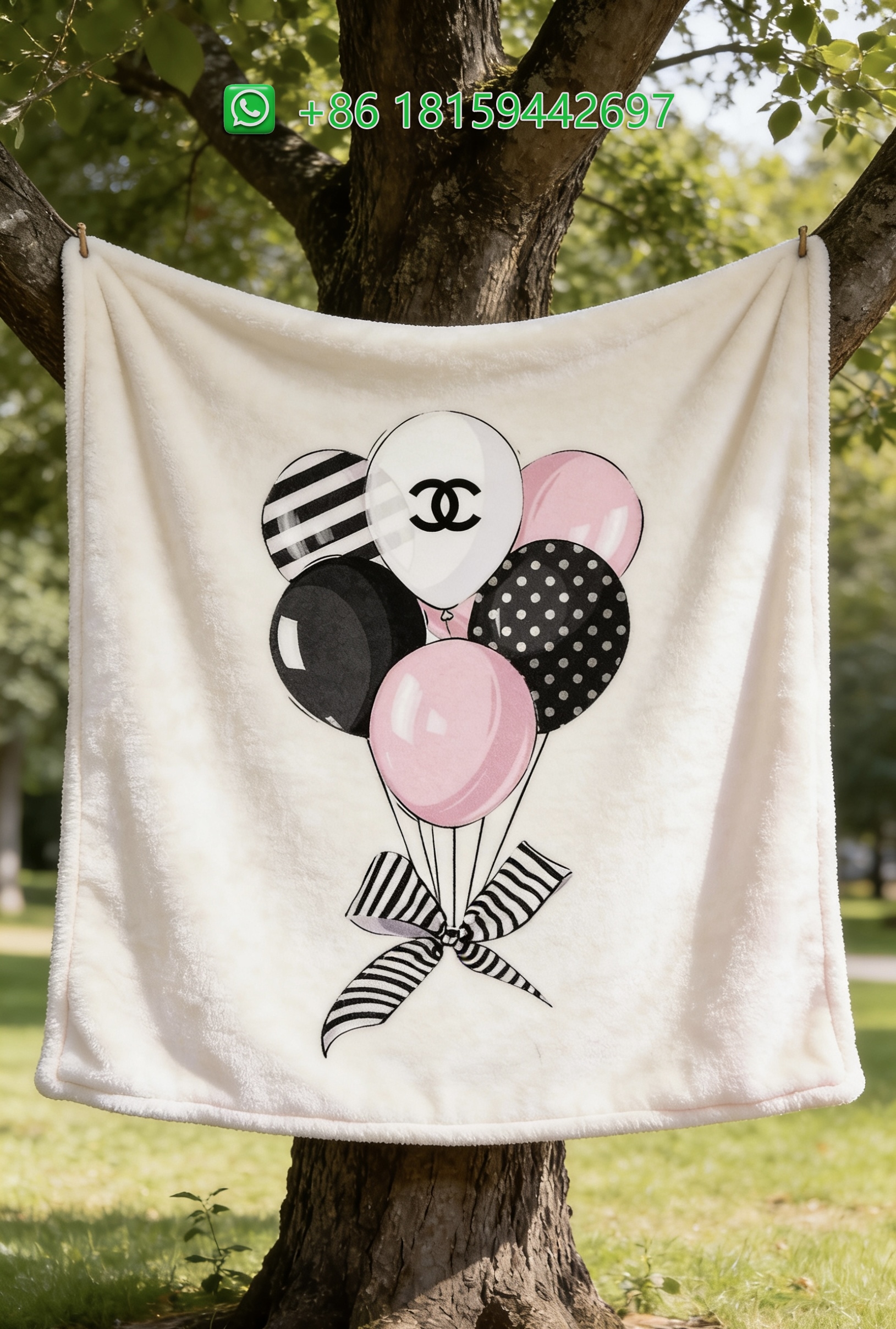 Chanel Throw Blankets